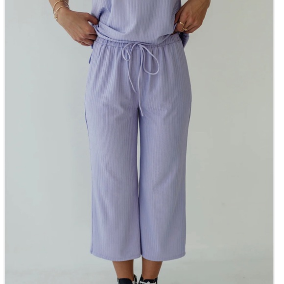 NWT Ribbed Wide Leg Set - Picture 3 of 4